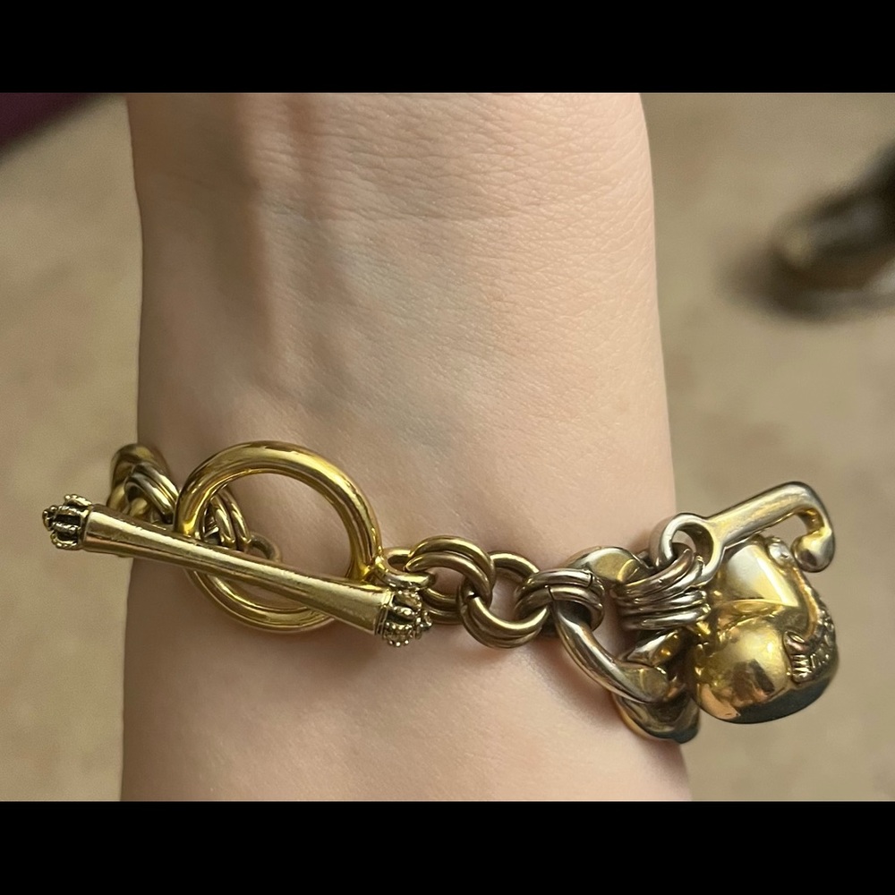Gold Juicy Couture bracelet